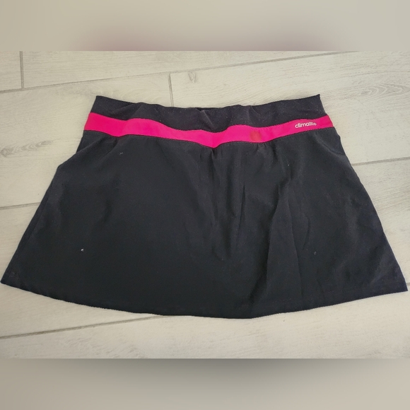 Adidas Black and Pink Mini Skirt With Shorts Attached - Picture 2 of 5